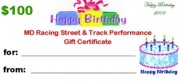 birthday gift certificate